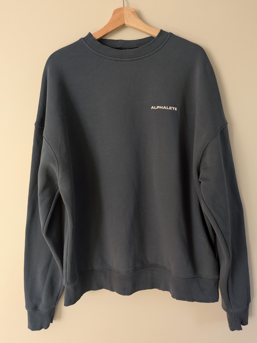 Alphalete Crewneck Sweatshirt - Steel Blue/Blue Grey